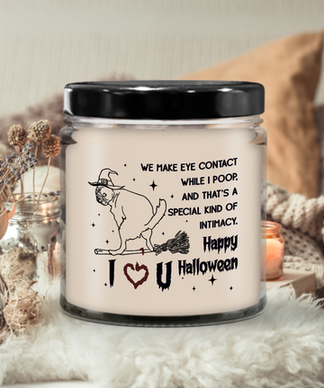 Halloween Candle - We Make Eye Contact