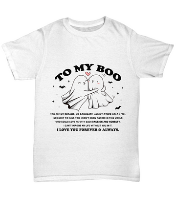 Halloween TShirt -  To My Boo: My Other Half