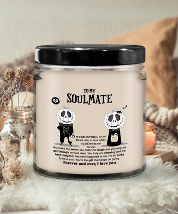 Halloween Candle - To My Soulmate: The Best Thing