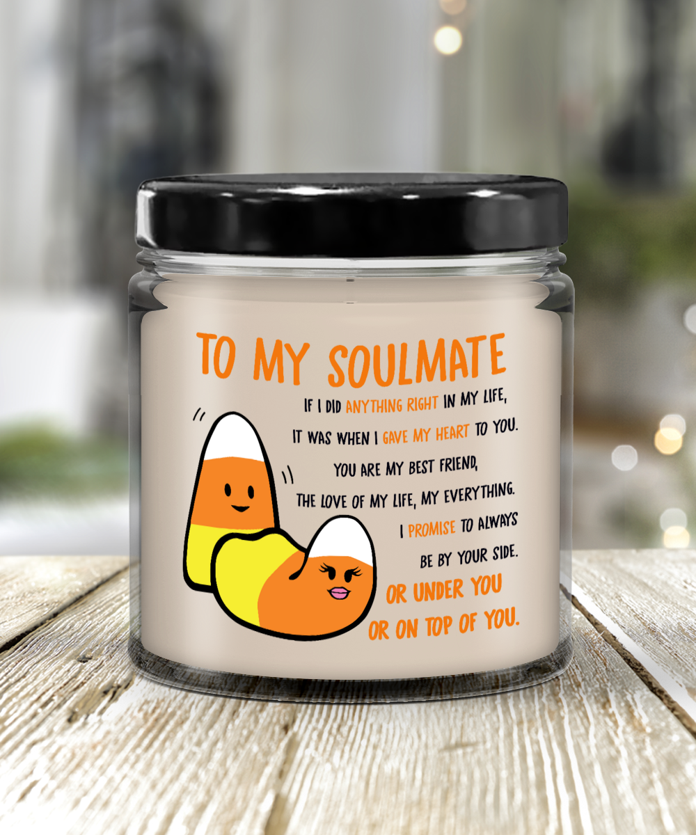 Halloween Candle - To My Soulmate: By Your Side, gift ideas