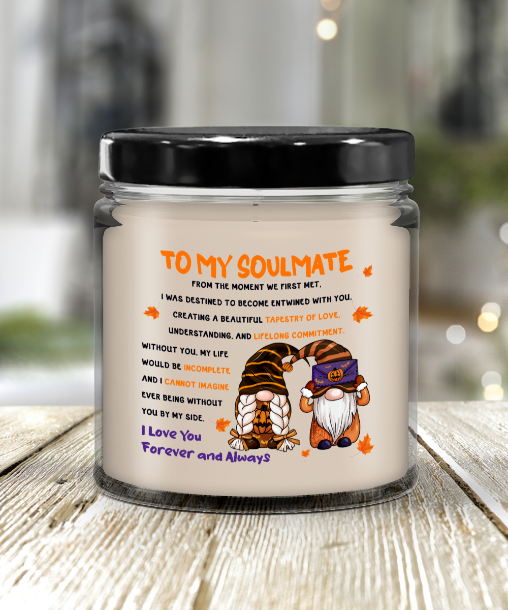 Halloween Candle - To My Soulmate: From The Moment We First Met